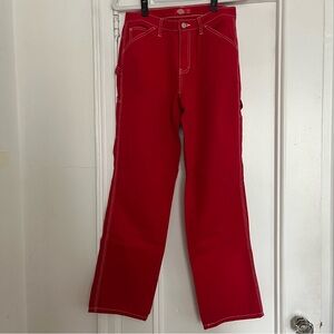 Dickies red carpenter pants